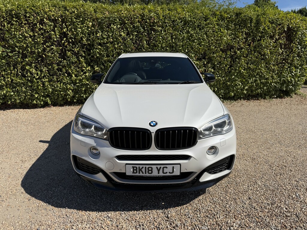 BMW X6 3.0 X6 Xdrive30d M Sport White #4