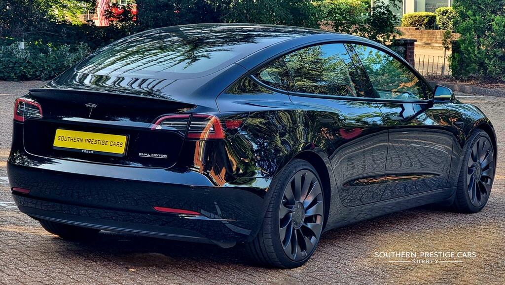 Tesla Model 3 Dual Motor Performance 4Wde Performanc Black #3