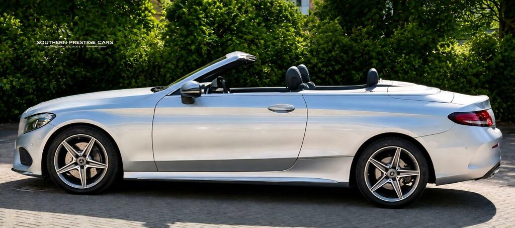 Mercedes-Benz C Class Amg Line Silver #4