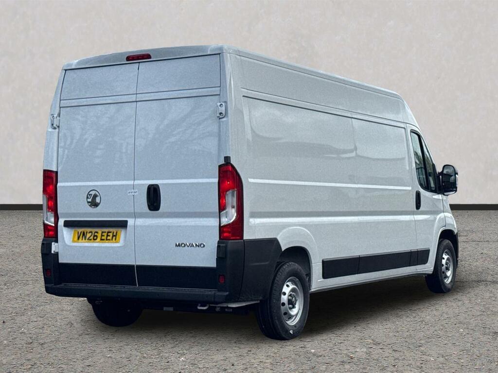 Vauxhall Movano 3.5T L3 Fwd 2.2 Turbo D 140 H2 Van Prime White #2