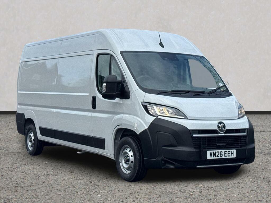Vauxhall Movano 3.5T L3 Fwd 2.2 Turbo D 140 H2 Van Prime White