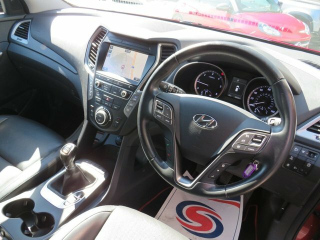 Hyundai Santa Fe 2.2 Crdi Blue Drive Premium Suv Red #4