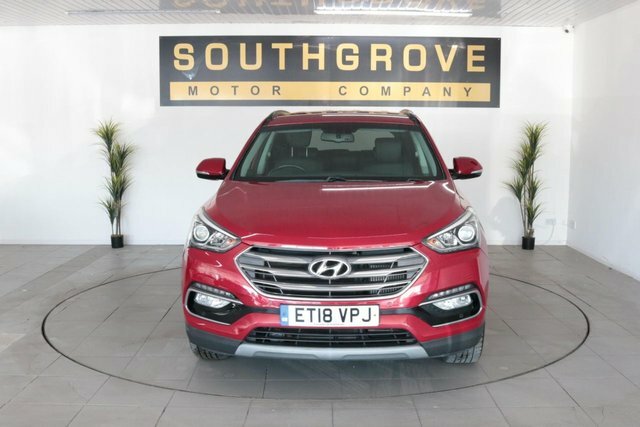 Hyundai Santa Fe 2.2 Crdi Blue Drive Premium Suv Red #2