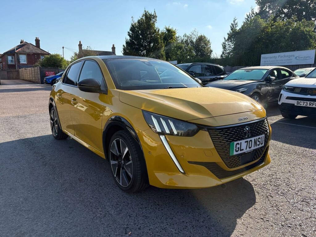 Peugeot e-208 50Kwh Gt Yellow