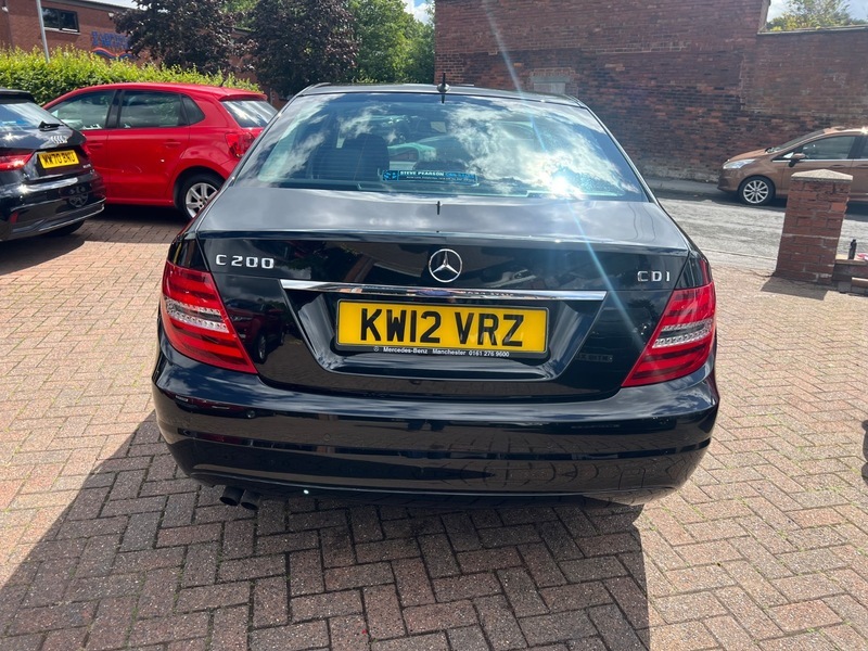 Mercedes-Benz C Class C200 Cdi Blueefficiency Executive Black #3