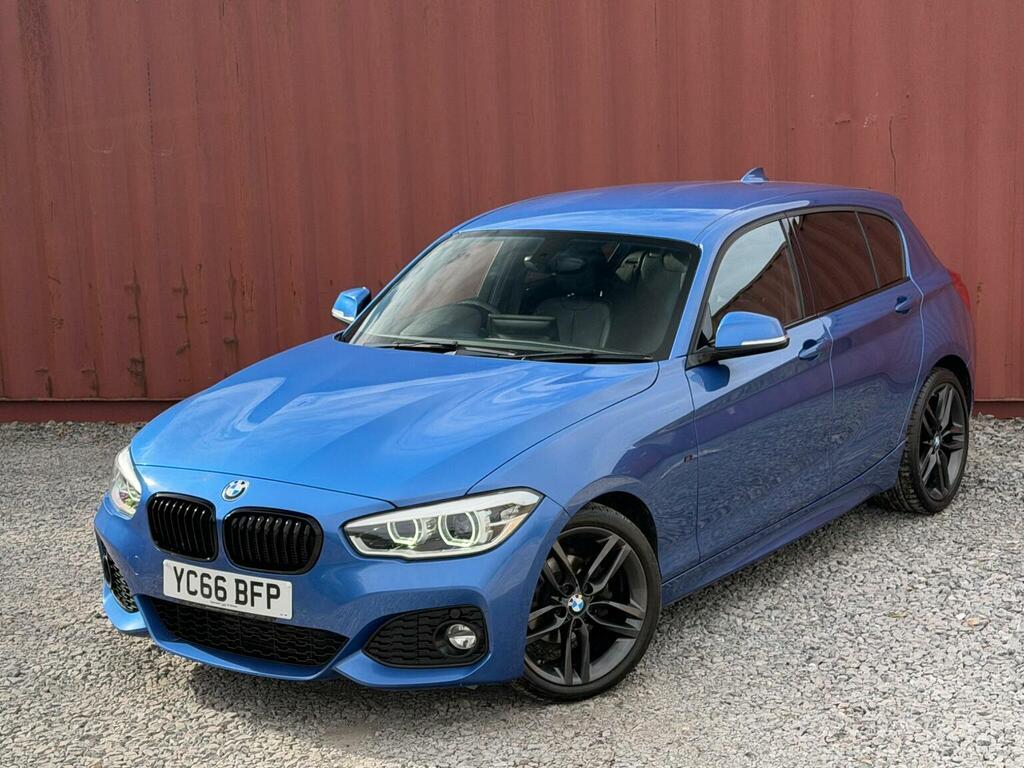 BMW 1 Series 2.0 118D M Sport Euro 6 Ss YC66BFP Blue #3