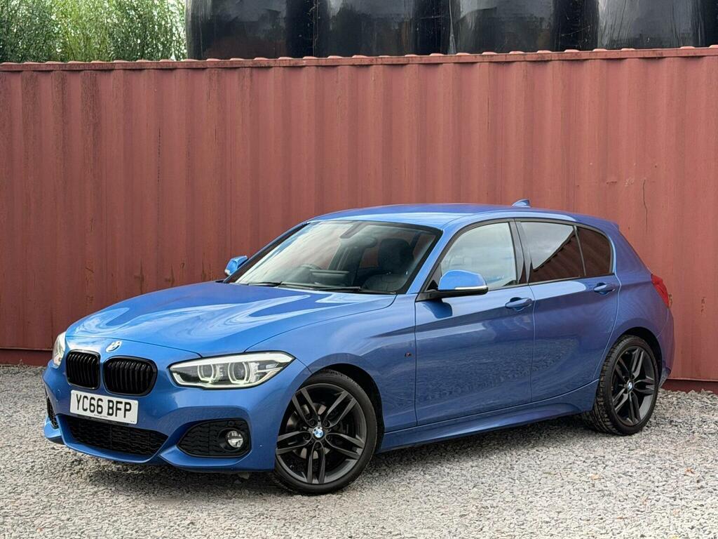 BMW 1 Series 2.0 118D M Sport Euro 6 Ss YC66BFP Blue #2