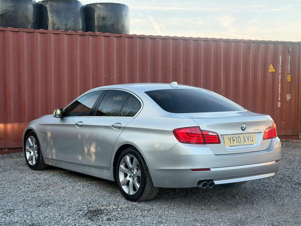 BMW 5 Series Saloon 2.0 520D Se Steptronic Euro 5 201010 Silver #19
