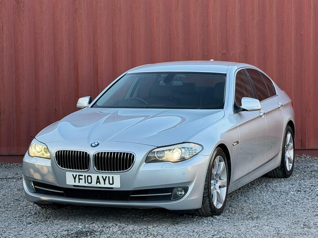 BMW 5 Series Saloon 2.0 520D Se Steptronic Euro 5 201010 Silver #10