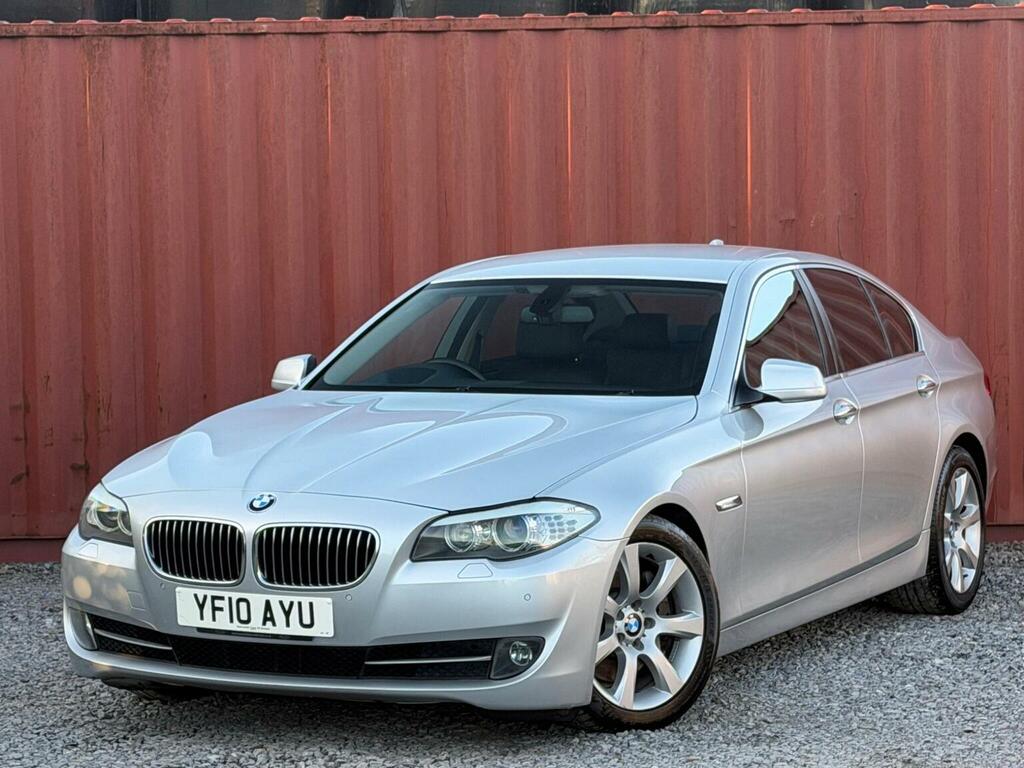 BMW 5 Series Saloon 2.0 520D Se Steptronic Euro 5 201010 Silver #1