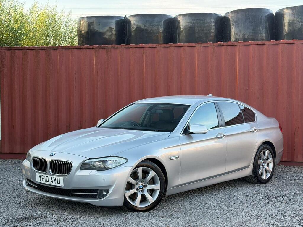 BMW 5 Series Saloon 2.0 520D Se Steptronic Euro 5 201010 Silver #2