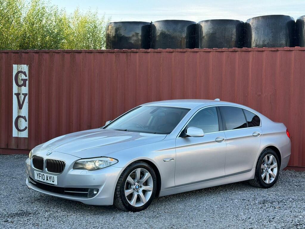 BMW 5 Series Saloon 2.0 520D Se Steptronic Euro 5 201010 Silver #12