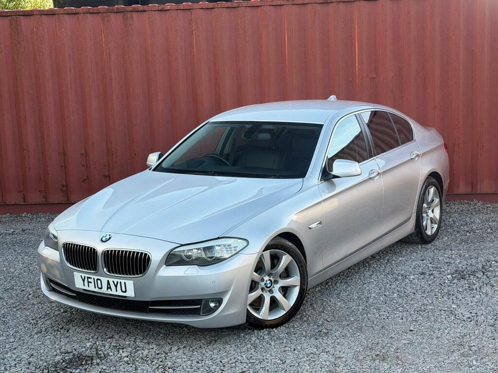 BMW 5 Series Saloon 2.0 520D Se Steptronic Euro 5 201010 Silver #3