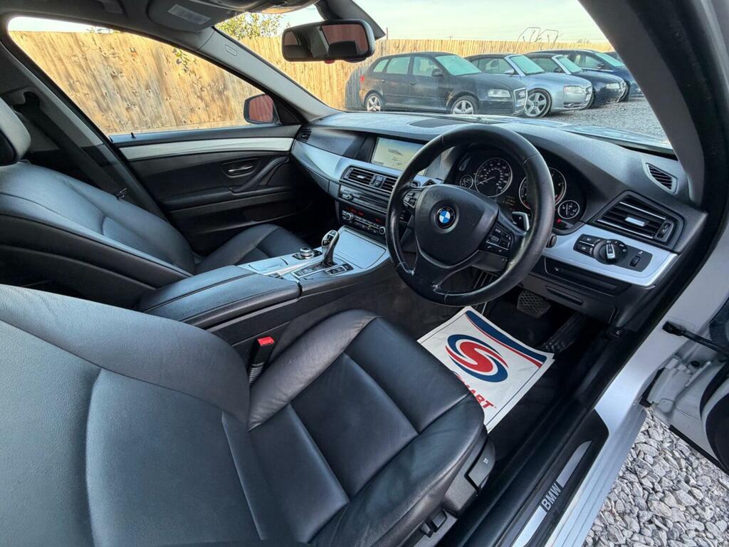 BMW 5 Series Saloon 2.0 520D Se Steptronic Euro 5 201010 Silver #36