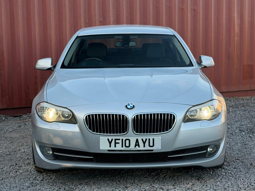 BMW 5 Series Saloon 2.0 520D Se Steptronic Euro 5 201010 Silver #4