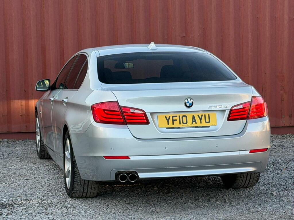 BMW 5 Series Saloon 2.0 520D Se Steptronic Euro 5 201010 Silver #18