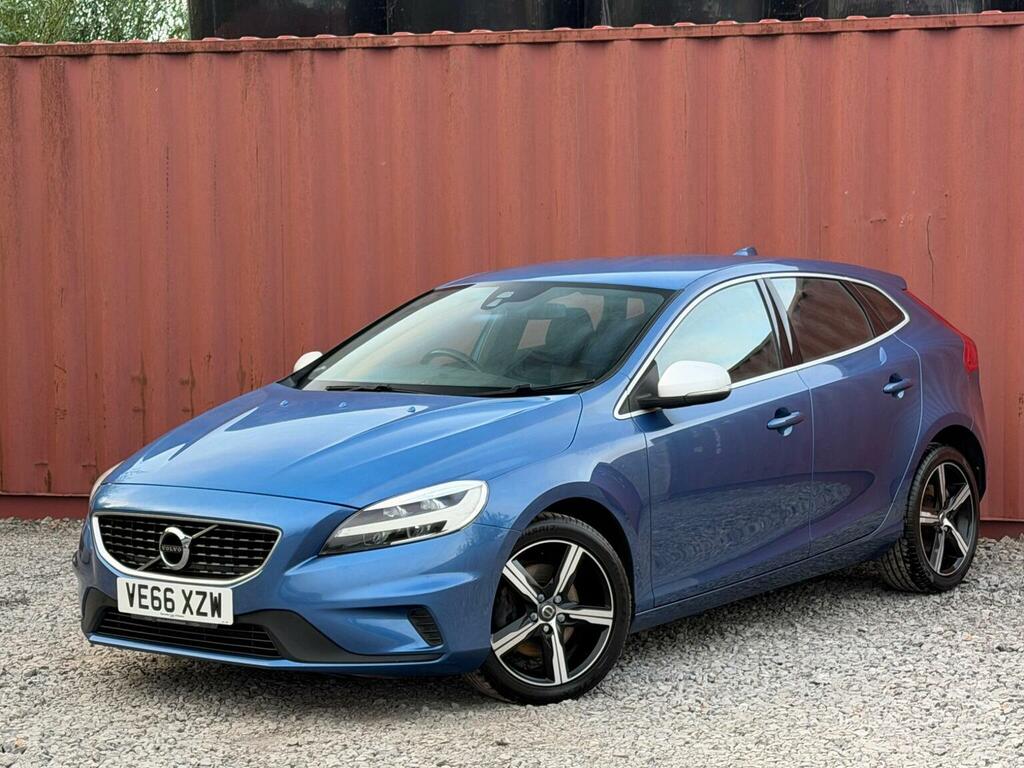 Volvo V40 2.0 T2 R-design Nav Plus Euro 6 Ss VE66XZW Blue #3
