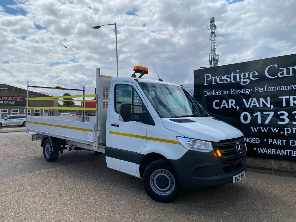 Mercedes-Benz Sprinter 315 Cdi 2.0 150 Progressive Lwb L3dropside 109K F BV21AFX White