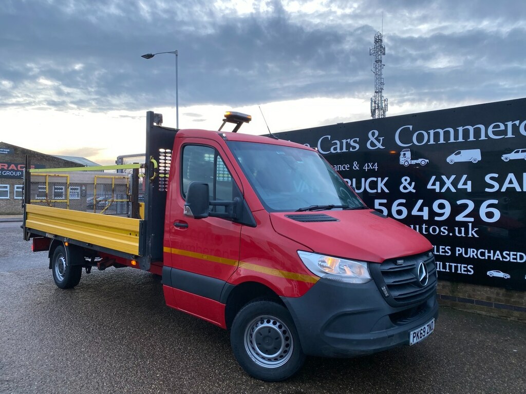 Mercedes-Benz Sprinter 314 Cdi 2.1 143 Lwb L3dropside Pick Up Tail Lift Red