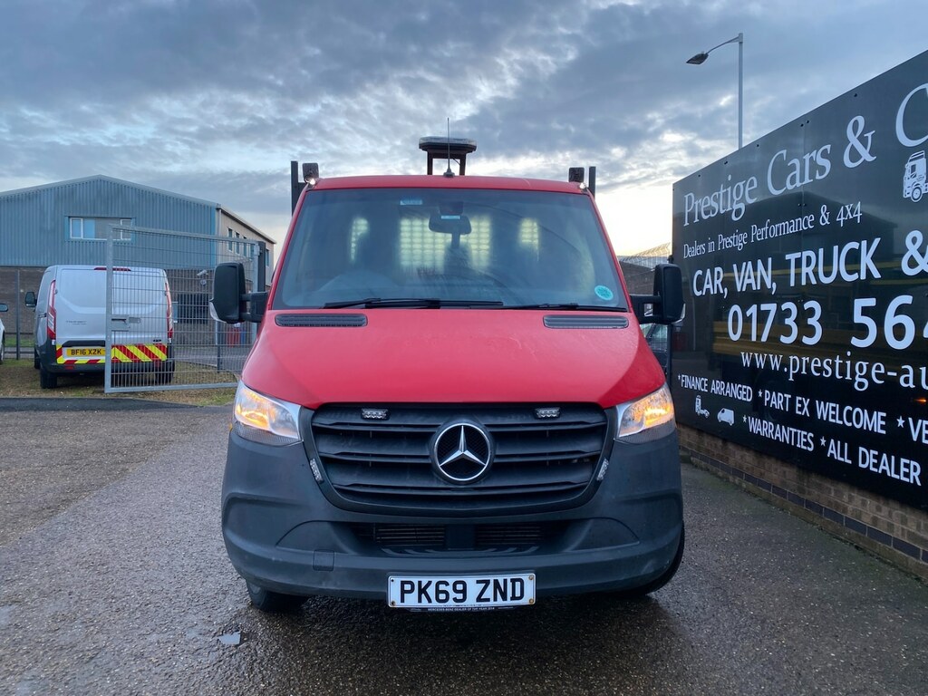 Mercedes-Benz Sprinter 314 Cdi 2.1 143 Lwb L3dropside Pick Up Tail Lift Red #2