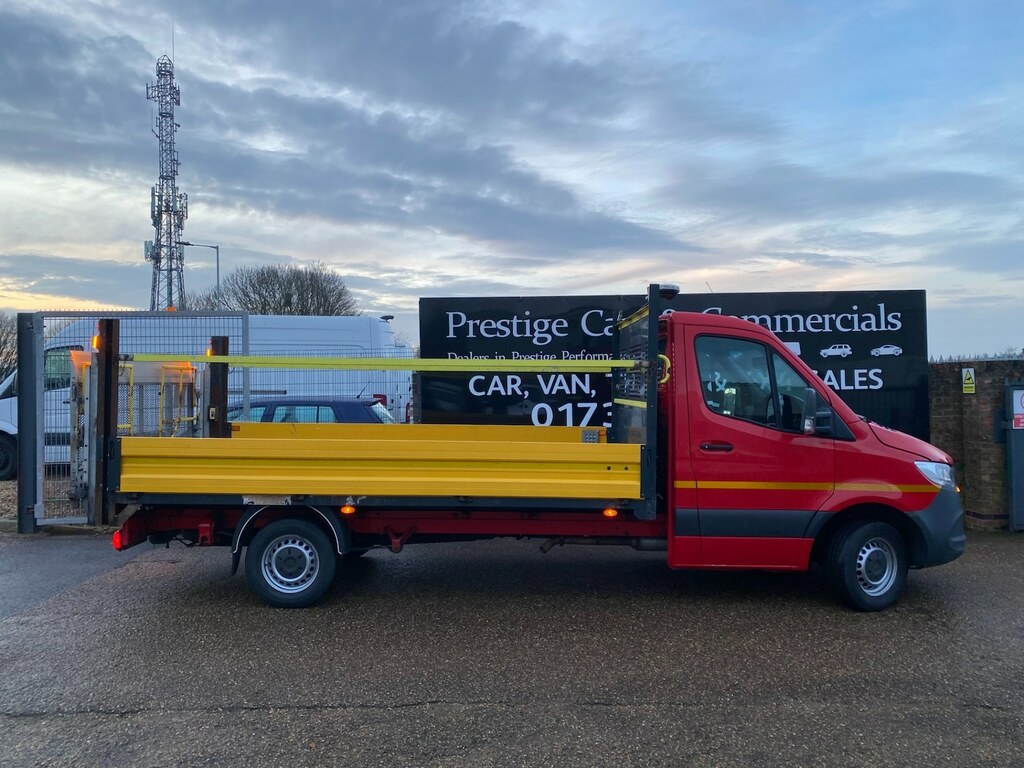 Mercedes-Benz Sprinter 314 Cdi 2.1 143 Lwb L3dropside Pick Up Tail Lift Red #3