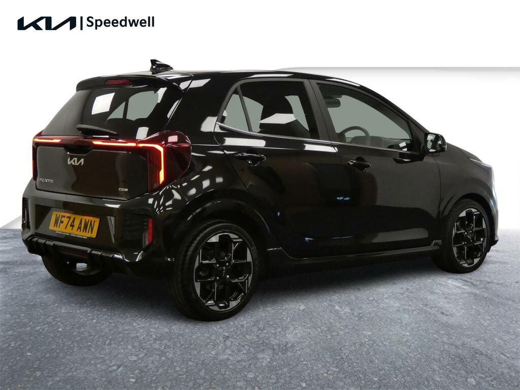 Kia Picanto 1.2 Gt-line S Amt Euro 6 Ss Black #5