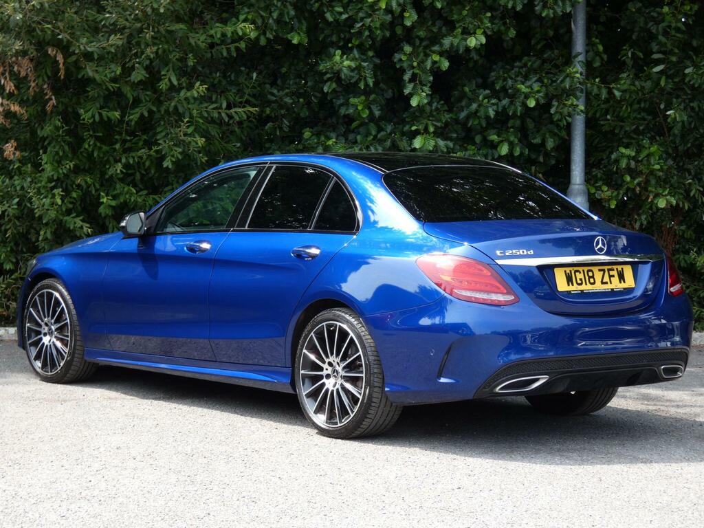 Mercedes-Benz C Class 2.1 C250d Amg Line Premium Plus G-tronic Euro 6 WG18ZFW Blue #3
