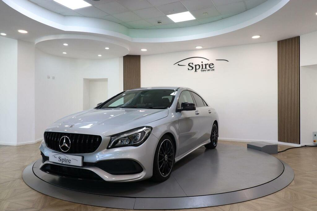 Mercedes-Benz CLA Class 1.6 Cla200 Amg Line Night Edition Coupe 7G-dct Eur Silver