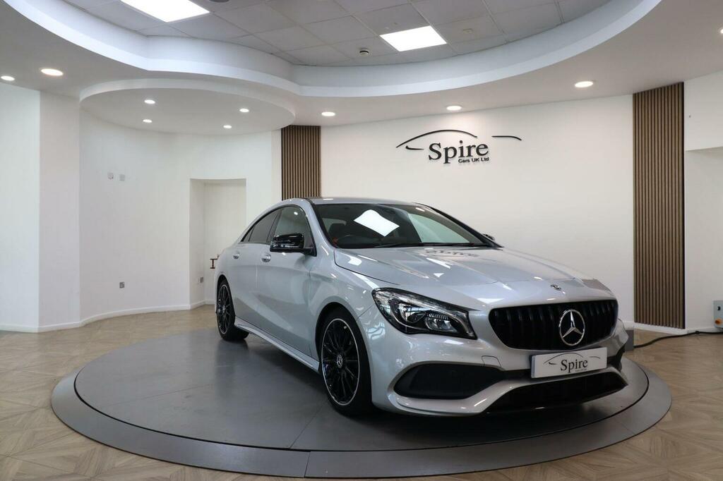Mercedes-Benz CLA Class 1.6 Cla200 Amg Line Night Edition Coupe 7G-dct Eur Silver #3