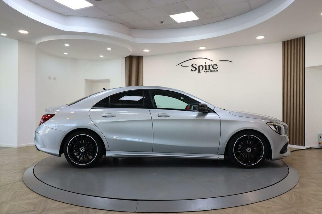 Mercedes-Benz CLA Class 1.6 Cla200 Amg Line Night Edition Coupe 7G-dct Eur Silver #4