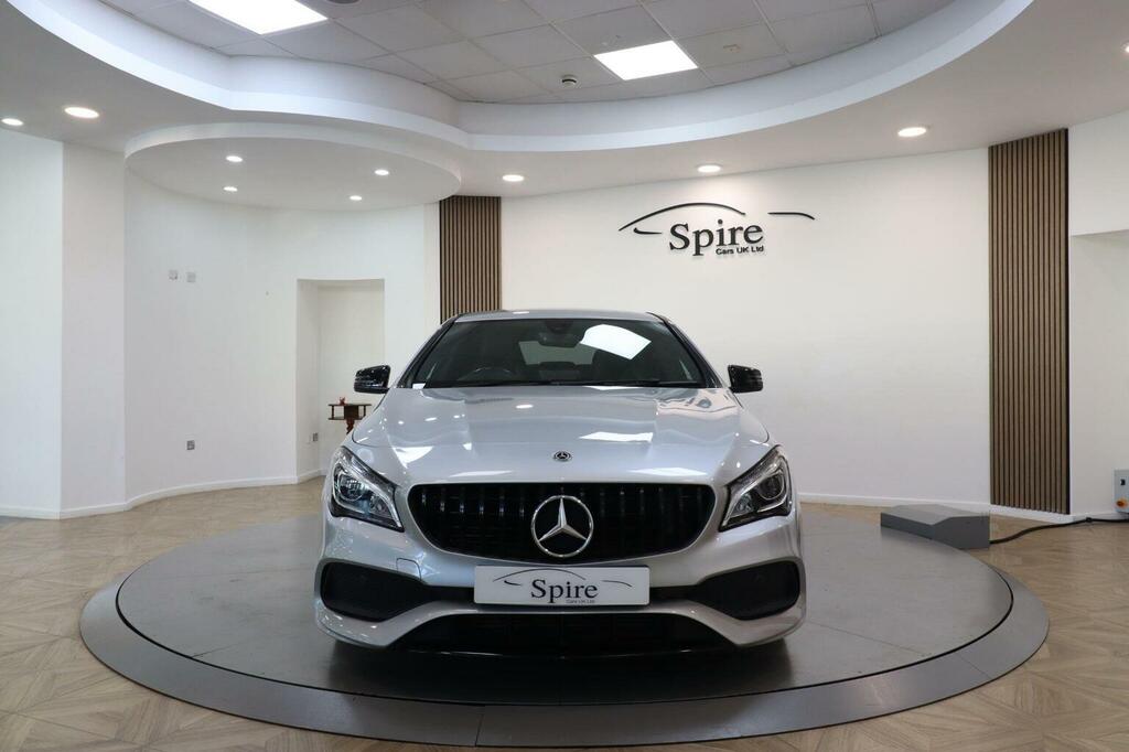 Mercedes-Benz CLA Class 1.6 Cla200 Amg Line Night Edition Coupe 7G-dct Eur Silver #2