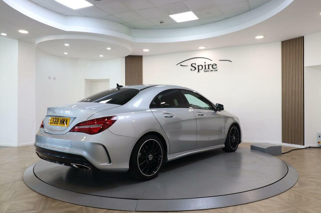 Mercedes-Benz CLA Class 1.6 Cla200 Amg Line Night Edition Coupe 7G-dct Eur Silver #5