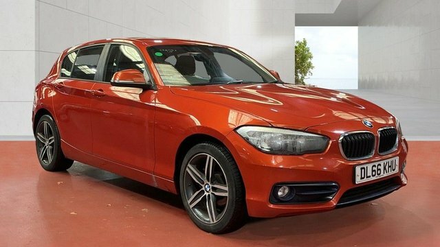 BMW 1 Series 116D Sport Hatchback Orange