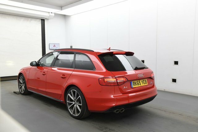 Audi A4 Avant Tdi Black Edition Estate RK65YEB Red #2