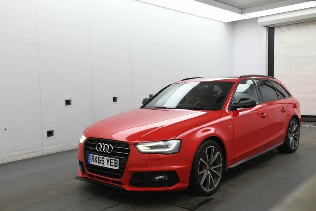 Audi A4 Avant Tdi Black Edition Estate RK65YEB Red #4