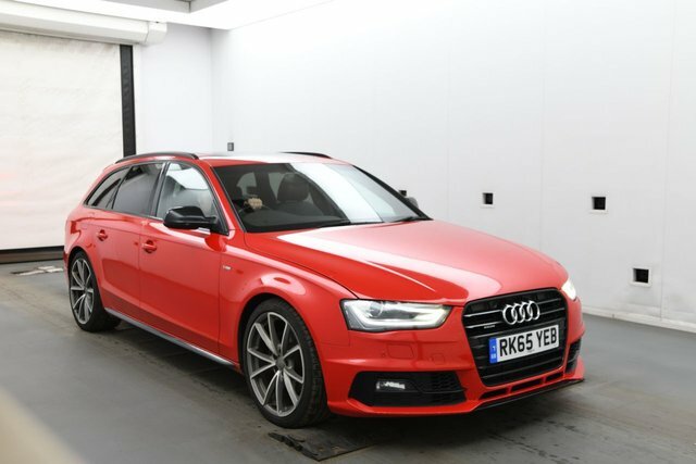 Audi A4 Avant Tdi Black Edition Estate RK65YEB Red #3