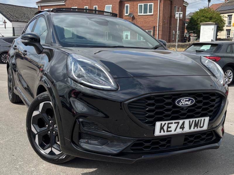 Ford Puma 1.0 Ecoboost Hybrid Mhev St-line X - 2024 74 KE74VMU Black #3