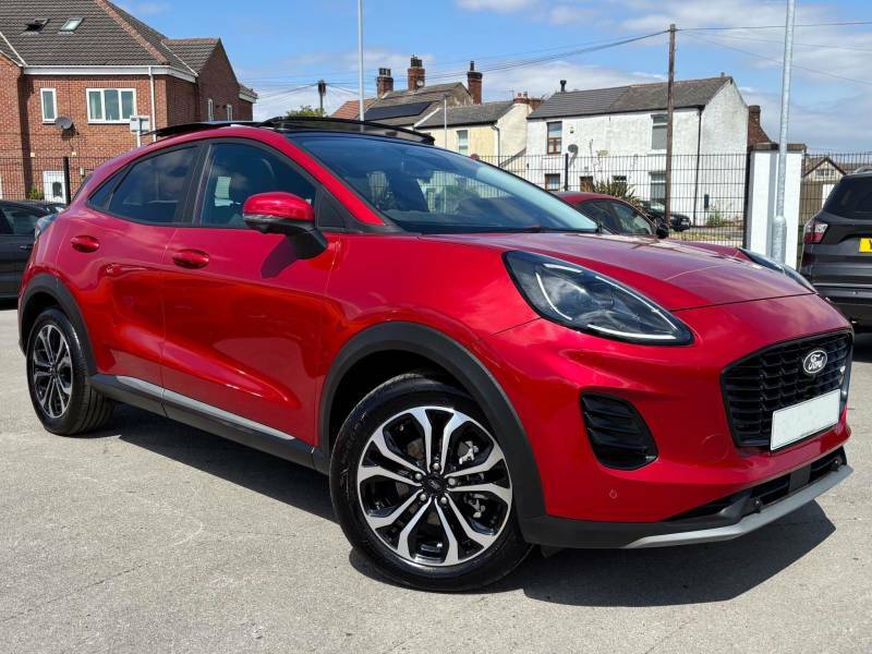 Ford Puma 1.0 Ecoboost Hybrid Mhev Titanium Red