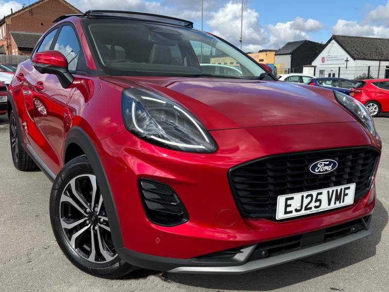 Ford Puma 1.0 Ecoboost Hybrid Mhev Titanium Dct - 2025 Red #4
