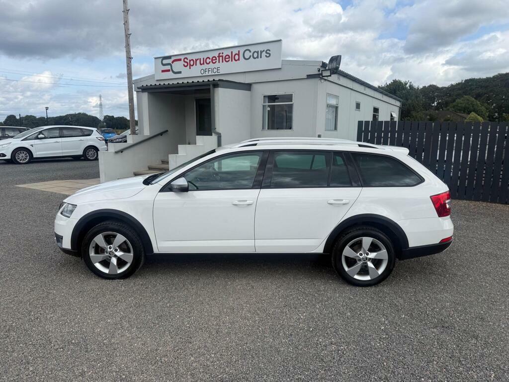 Skoda Octavia 2.0 Tdi Scout Dsg 4Wd Euro 6 S S White #5