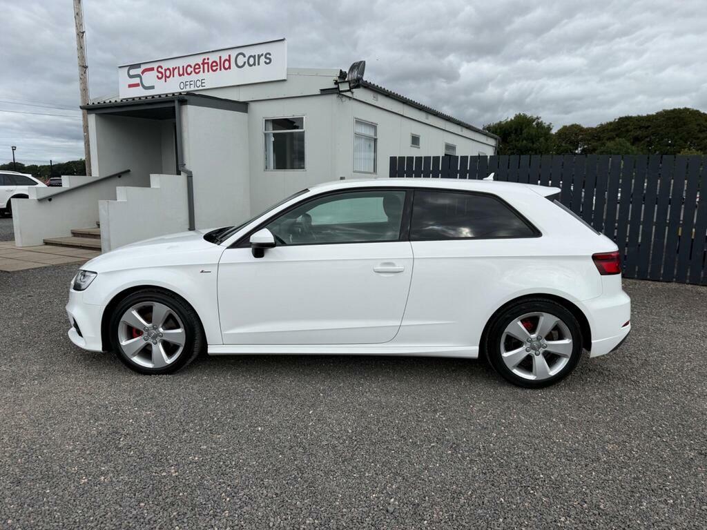 Audi A3 1.6 Tdi S Line Euro 6 S S White #5
