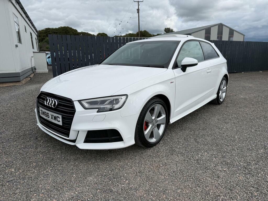 Audi A3 1.6 Tdi S Line Euro 6 S S White #2