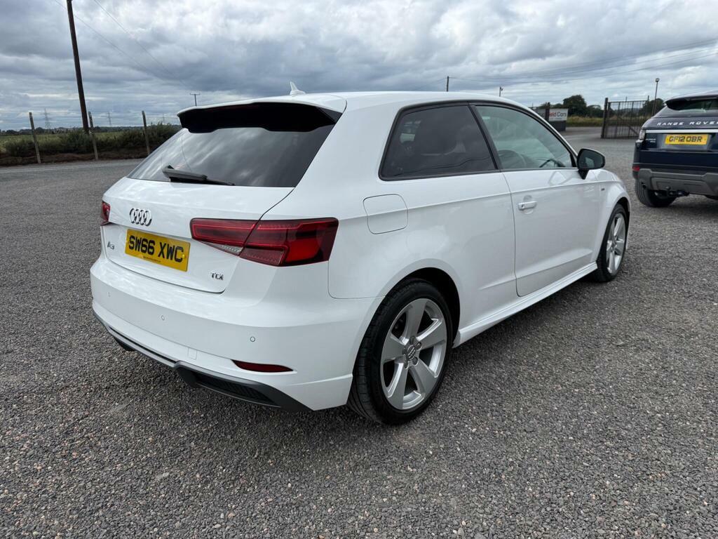 Audi A3 1.6 Tdi S Line Euro 6 S S White #4