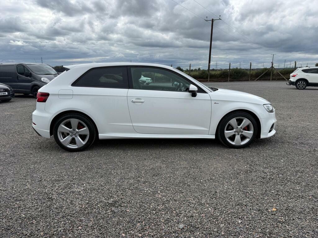 Audi A3 1.6 Tdi S Line Euro 6 S S White #6