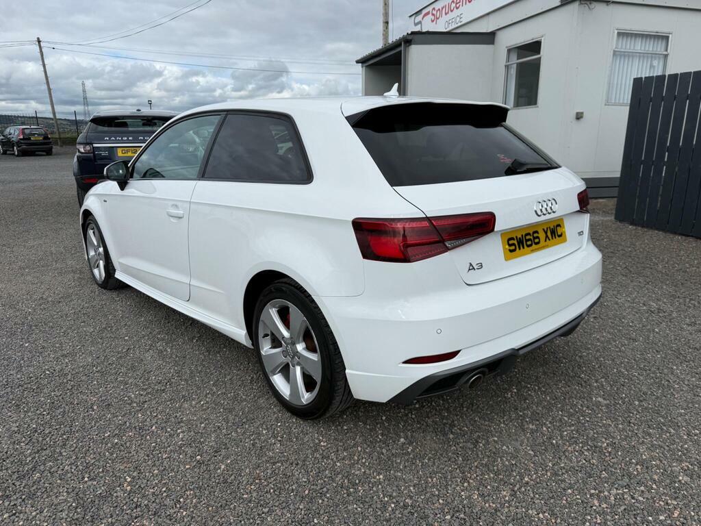 Audi A3 1.6 Tdi S Line Euro 6 S S White #3
