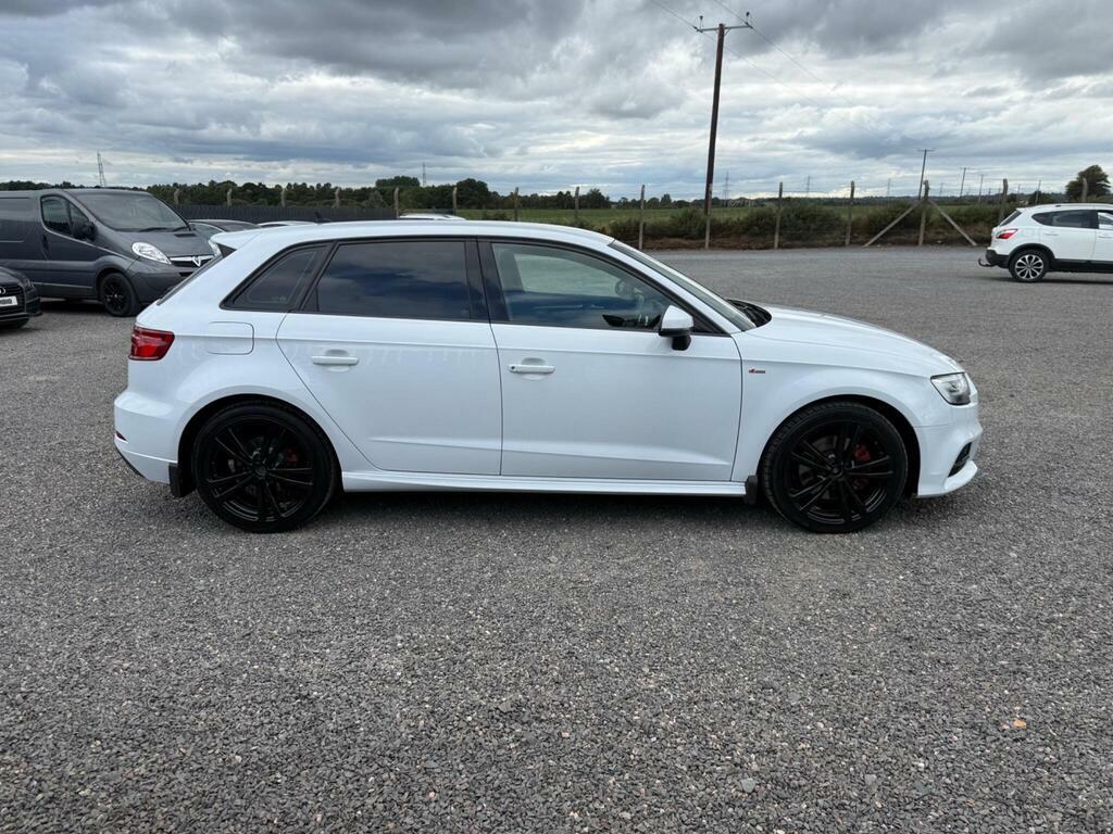 Audi A3 2.0 Tdi 35 S Line Sportback S Tronic Euro 6 S S White #5