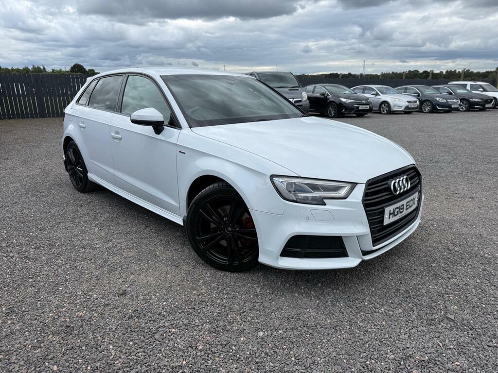 Audi A3 2.0 Tdi 35 S Line Sportback S Tronic Euro 6 S S White