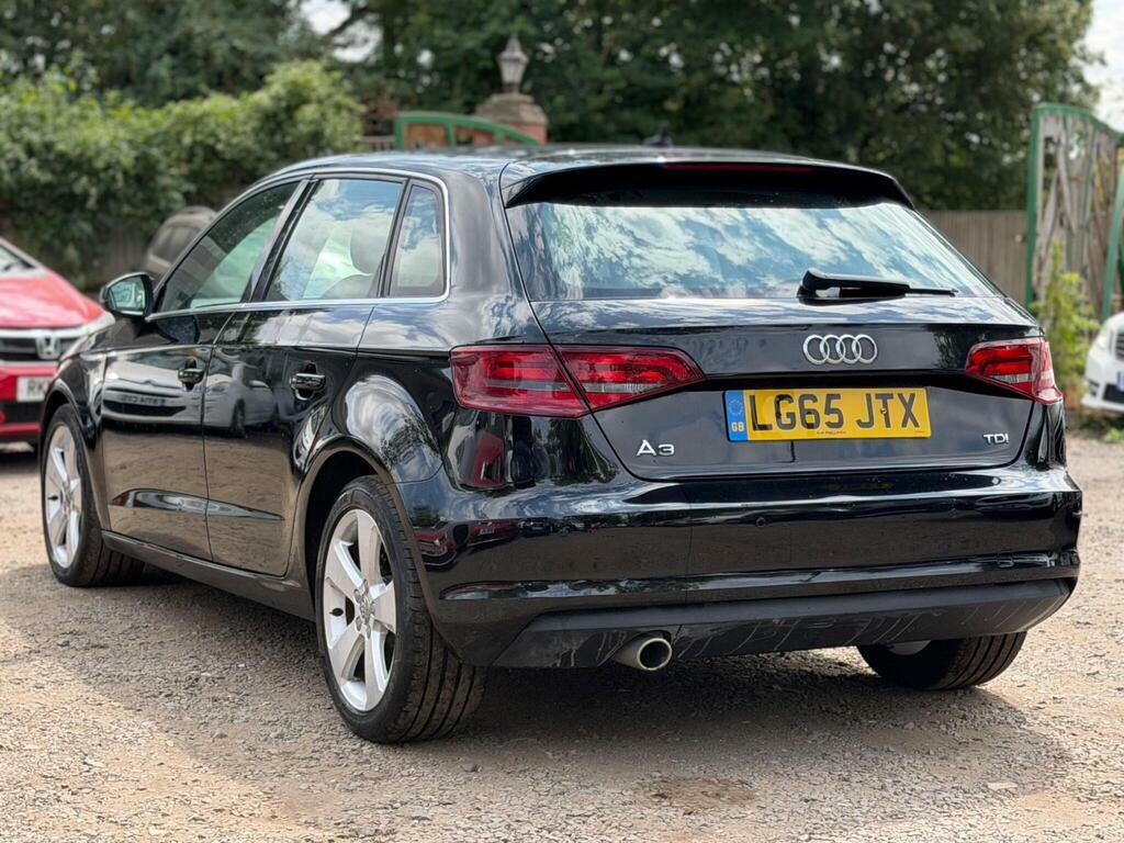 Audi A3 1.6 Tdi Sport Sportback Euro 6 Ss Black #6