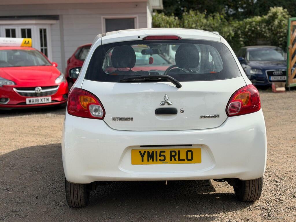 Mitsubishi Mirage 1.0 Ulez Free Fsh 0 Tax 1Yr Mot White #7