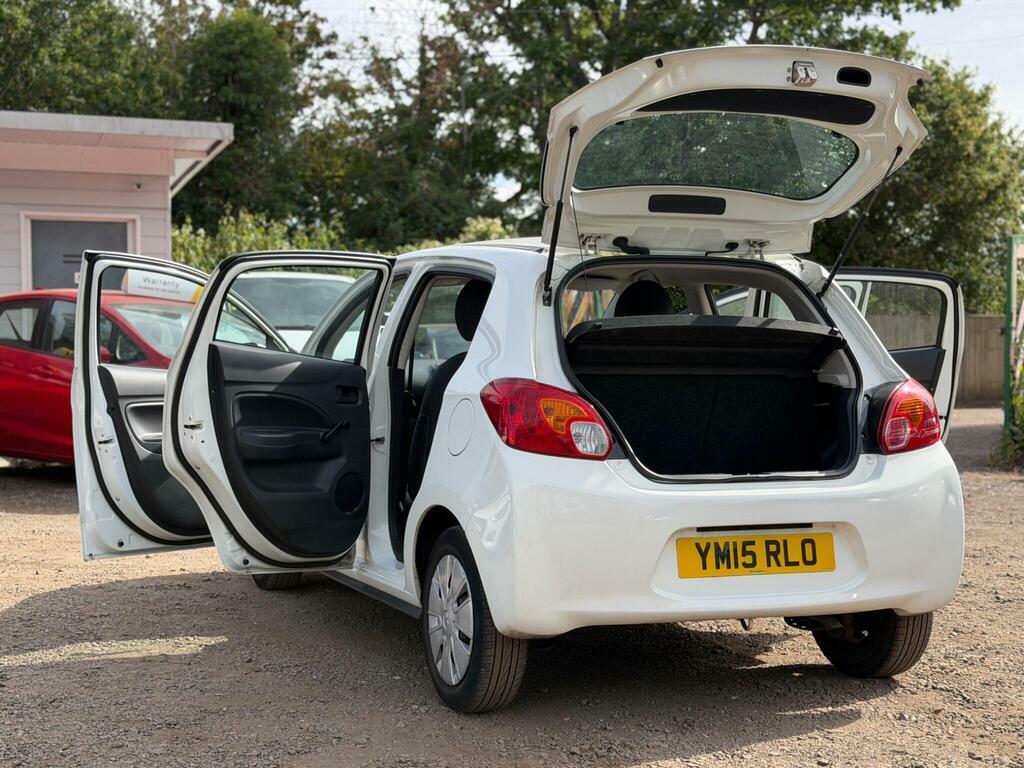 Mitsubishi Mirage 1.0 Ulez Free Fsh 0 Tax 1Yr Mot White #25
